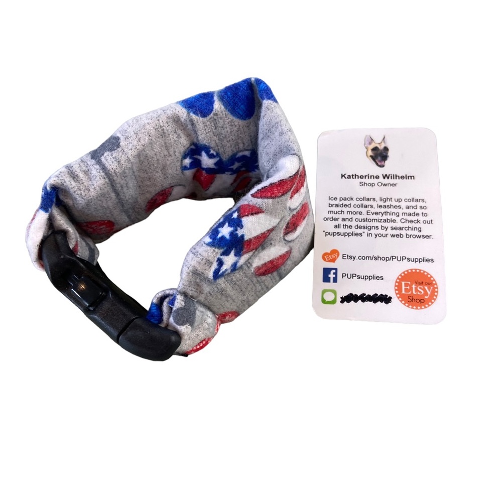 Handmade dog cooling bandana